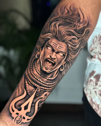 Lord Shiva tattoo image