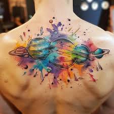water color tattoo style